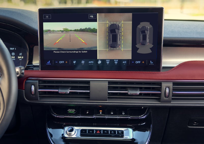The large center touchscreen of a 2024 Lincoln Corsair® SUV is shown. | Don Franklin Lincoln Elizabethtown in Elizabethtown KY