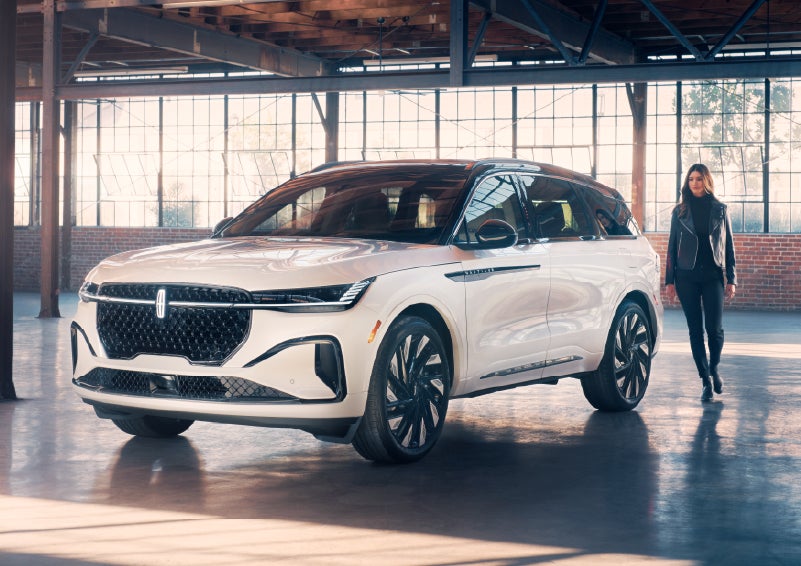 A person approaches a 2026 Lincoln Nautilus® SUV. | Don Franklin Lincoln Elizabethtown in Elizabethtown KY