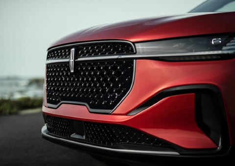 The sleek grille of a 2026 Lincoln Nautilus® SUV with the available Jet Appearance Package makes a bold statement. | Don Franklin Lincoln Elizabethtown in Elizabethtown KY