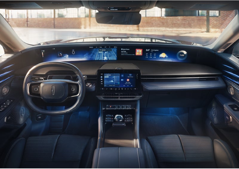 The panoramic display is shown in a 2026 Lincoln Nautilus® SUV. | Don Franklin Lincoln Elizabethtown in Elizabethtown KY